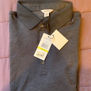 Calvin Klein short sleeve button up polo